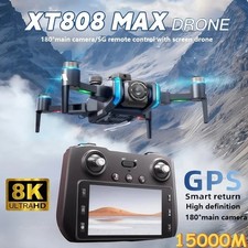 Drone Xiaomi XT808 8K HD Double Caméra GPS 5G Brushless Screen Pliable PRO RC