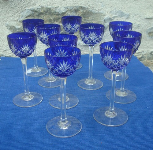 V74 lot verre cristal - v74,