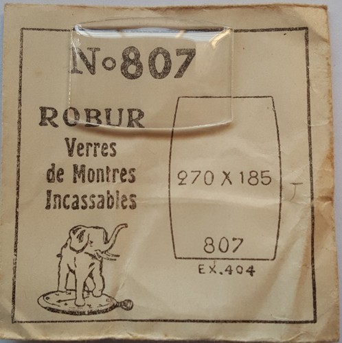 Verre robur plexi - n°, 807