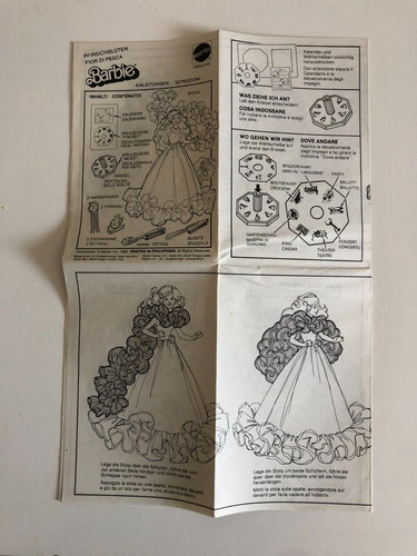 Instructions notice barbie - instructions,