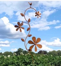 Moulin À Vent Double Avec Un Oiseau Et Des Moulins  / décoration de jardin