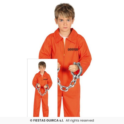 Orange convict combinaison - orange,