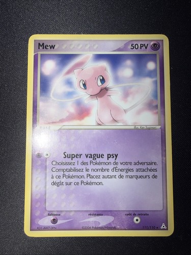 Carte pokémon mew 111 - carte,