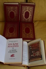 Maurice Druon  Les rois maudits  Famot  Tomes 1 à 6. Sur papier bouffant de luxe