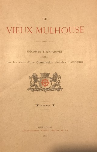 Vieux mulhouse documents - vieux,