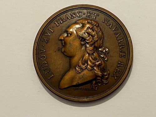 Médaille louis xvi 1789 - médaille,