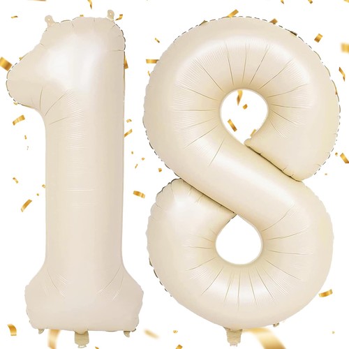 Ballon forme chiffre 18 - en,