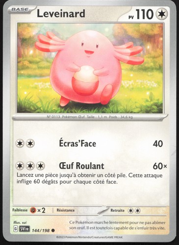 Carte pokémon leveinard - pokémon,