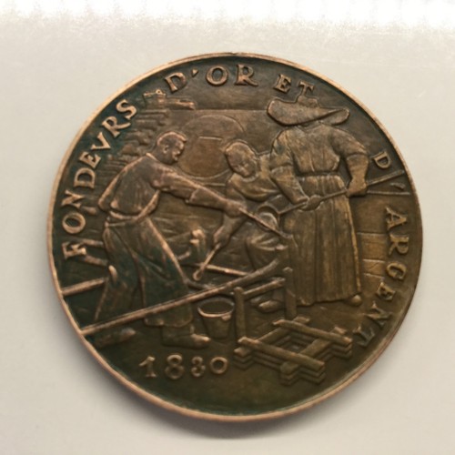 Médaille bronze 1830 - médaille,