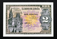 Espagne Billet Guerre Civile 2