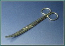 Vintage instrument médical paire de ciseaux~Aesculap 1920's~acier inoxydable #91