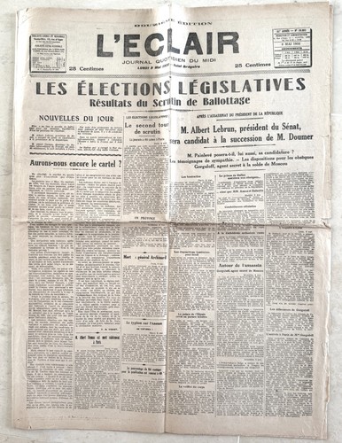 Eclair mai 1932 - du,