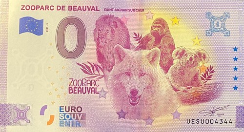 Billet euro zooparc de - euro,