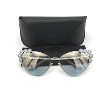 LUNETTES De SOLEIL Marque GUESS GU7588 10X Bleuté Monture Métal Mode Femme Neuve