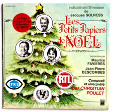 CHRISTIAN POULET 45 "Survol" Indicatif Show TV "Les Petits Papiers De Noël" 1980
