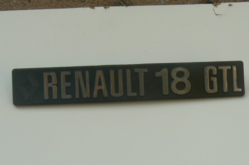 Renault gtl sigle embleme - gtl,