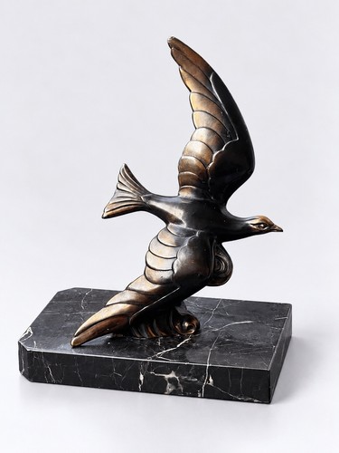 Sculpture art déco oiseau - sculpture,