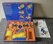 MECCANO boite bleue numéro 3  + notice - Vintage jeu de construction Meccano n°3