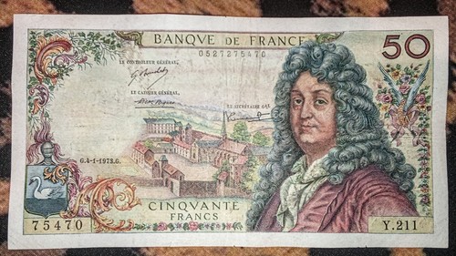 Billet francs racine - francs,