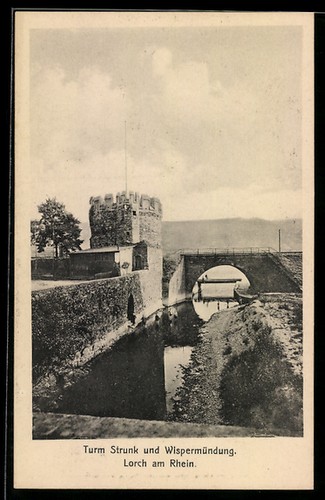 Carte postale lorch rhein - lorch, am