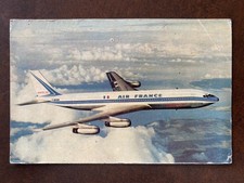 Carte postale postcard 9X14cm AVION AVIATION PLANE AIR FRANCE BOEING 707