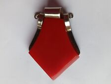 Pendentif ou élément de collier DLG ou de Jakob Bengel métal  et galalithe?