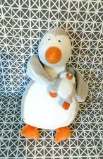 Peluche doudou canard pingouin