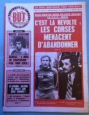 FOOTBALL BUT n°671 de 1976 COUPE FRANCE EXPLOSIF BASTIA NICE A REJOUER A FURIANI