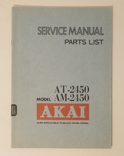 Akai model 2450 - akai, at-2450
