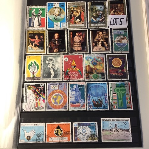 Lot 60 timbres différents - lot, 5