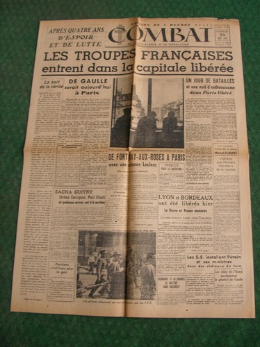 Ww2 france journal francais - france, "