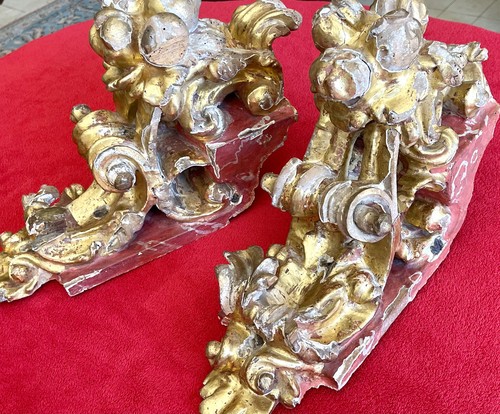 Anciens ornements bois - anciens,