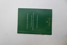 Livret Rolex Vintage Manuel de