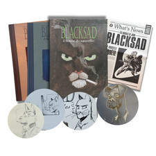 Coffret Blacksad L'histoire des Aquarelles T1, T2 + 4Dédicace + What's News - EO