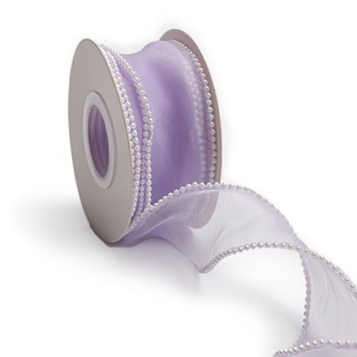 Ruban tulle bordure en - ruban, à