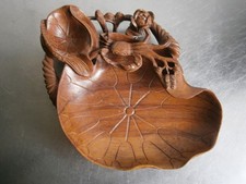 Plateau Bois sculpté