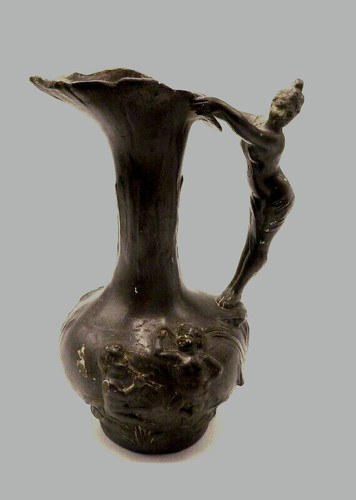 Pichet art nouveau étain - pichet, en