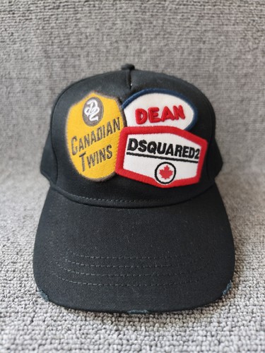Dsquared2 black baseball cap - dsquared2,