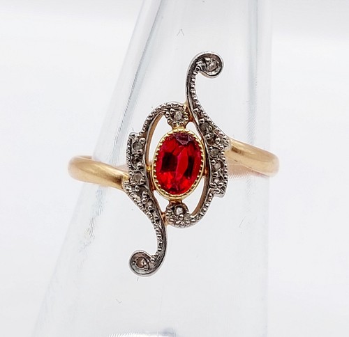 Bague marquise antique - , or
