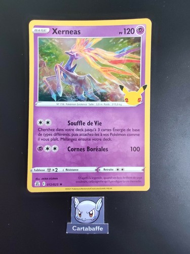 Carte pokémon xerneas 012 025 - xerneas, 012/025