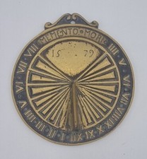 CADRAN SOLAIRE  EN BRONZE 