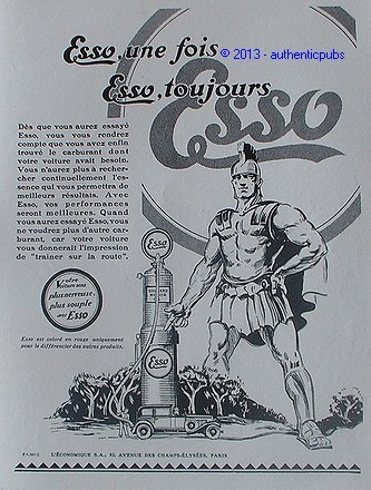 Publicite esso huile essence - esso,