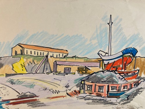 Beau dessin encre aquarelle - encre,