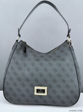 New Trend Limited GuEsS Handbag Ladies Reama Satchel Bag Coal BNWT
