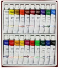 20 peintures acryliques de haute qualité (12 ml)