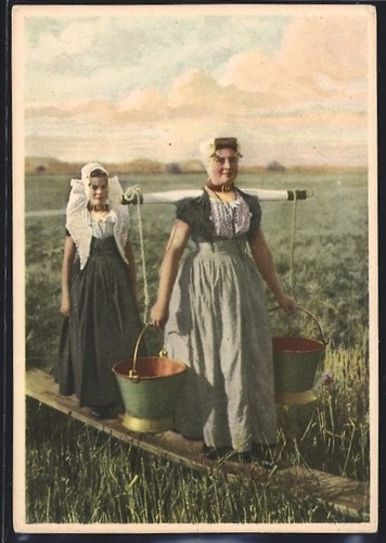 Carte postale walcheren deux - postale, walcheren,