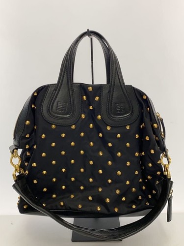 Sac fourre tout noir - clouté, 2