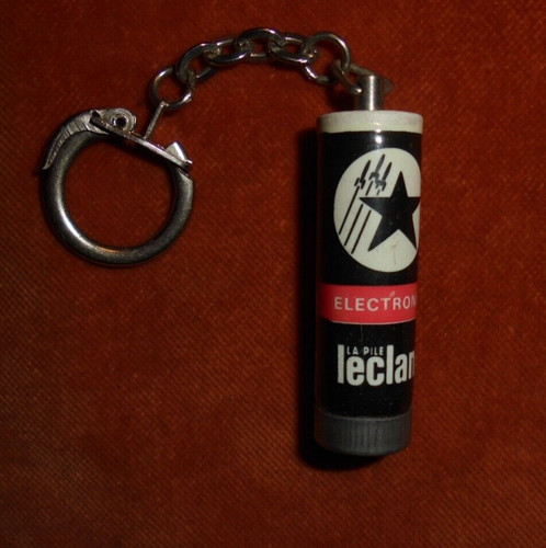 Porte clés pile leclanche - porte-clés,