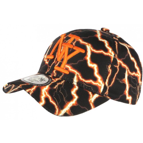 Casquette orange noire - casquette,