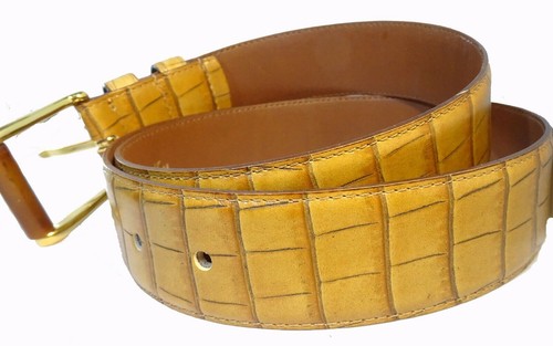 Ceinture cuir naturel - cuir, pour